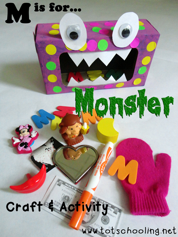 Monster Alphabet Craft & Activity